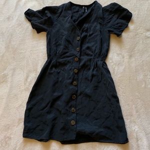 Zara button up mini dress